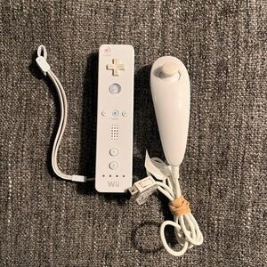 Nintendo Wii Remote and Nunchuk Controllers